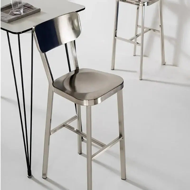 Premium Stainless Steel Bar Stool – Sleek & Durable-MinimalisticDecor.com