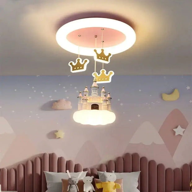 Princess Castle Crown Ceiling Light-MinimalisticDecor.com