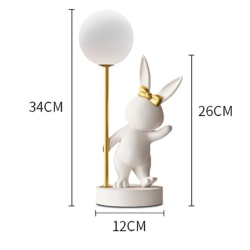 Rabbit Table Lamp for Kids Room-MinimalisticDecor.com