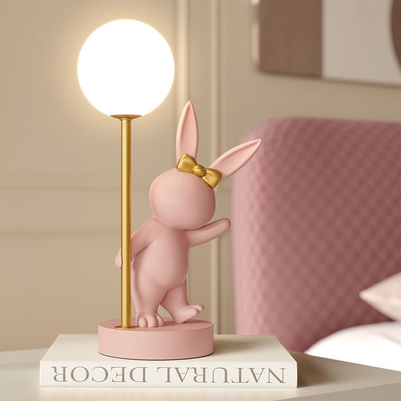 Rabbit Table Lamp for Kids Room-MinimalisticDecor.com
