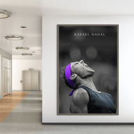 Rafael Nadal Grand Slam Victory Canvas Poster-MinimalisticDecor.com