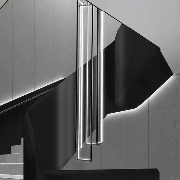 Rectangular Pendants Staircase Chandelier Lighting-MinimalisticDecor.com