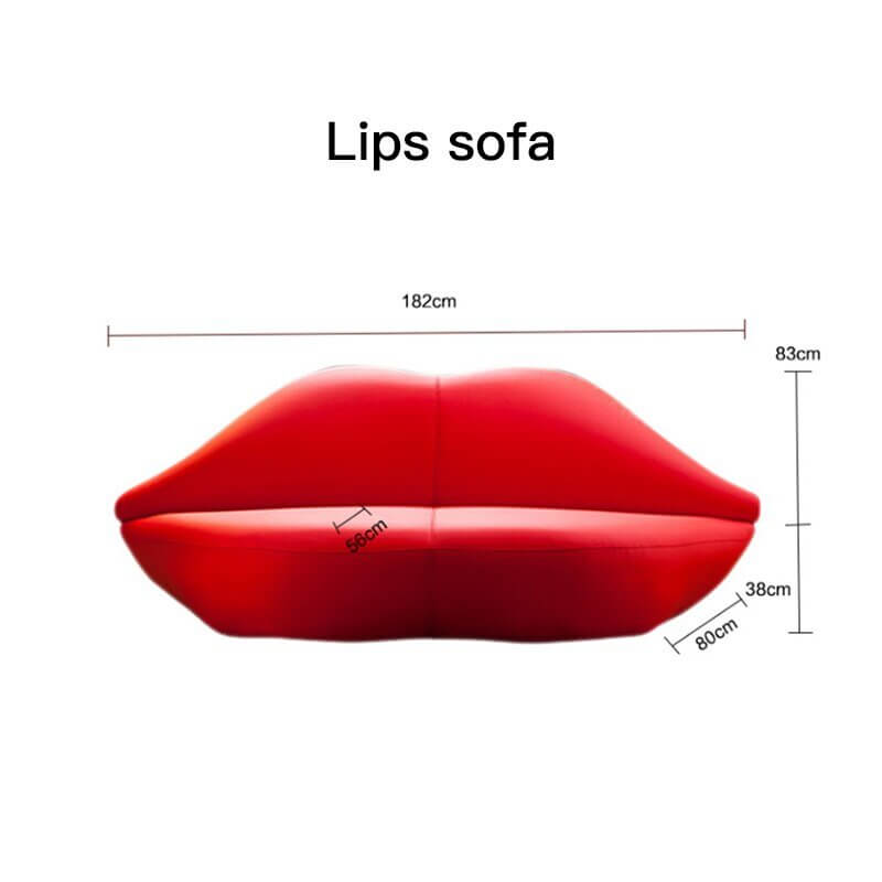 Red Lips Sofa Set-MinimalisticDecor.com