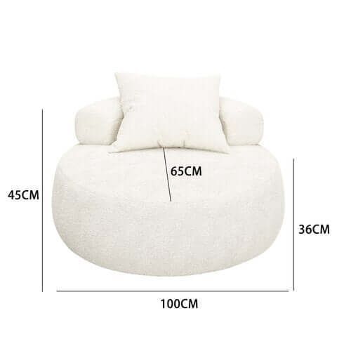 Relaxing Sofa Couch for Living Room – Circular Comfort-MinimalisticDecor.com