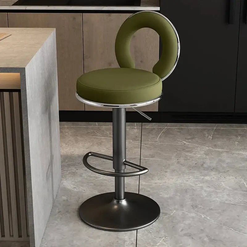 Relaxing Swivel Altos Metal Backrest Bar Stools-MinimalisticDecor.com