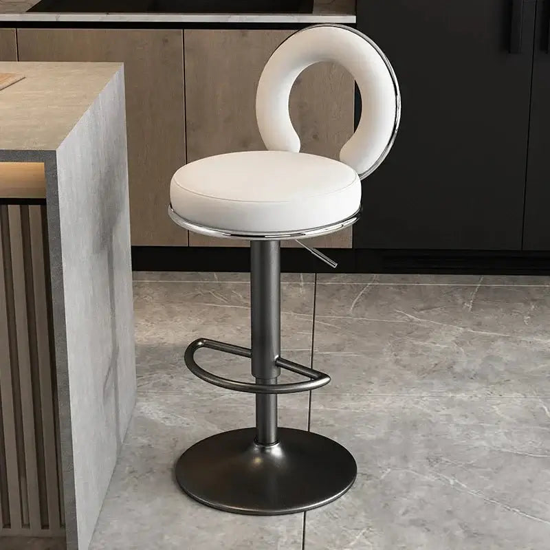 Relaxing Swivel Altos Metal Backrest Bar Stools-MinimalisticDecor.com