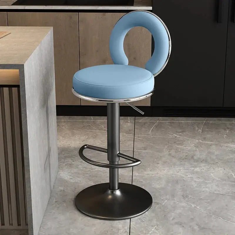 Relaxing Swivel Altos Metal Backrest Bar Stools-MinimalisticDecor.com