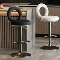 Relaxing Swivel Altos Metal Backrest Bar Stools-MinimalisticDecor.com