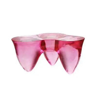 Resin Figurine Glass Coffee Table-MinimalisticDecor.com
