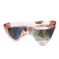 Resin Figurine Glass Coffee Table-MinimalisticDecor.com
