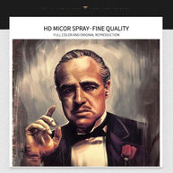 Retro Godfather Movie Poster - Canvas Print for Living Room Decor-MinimalisticDecor.com