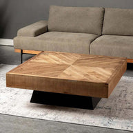 Retro Nordic Solid Wood Coffee Table-MinimalisticDecor.com