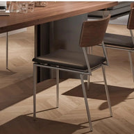 Retro Solid Wood Antique Walnut Dining Table Set – Timeless Craftsmanship-MinimalisticDecor.com