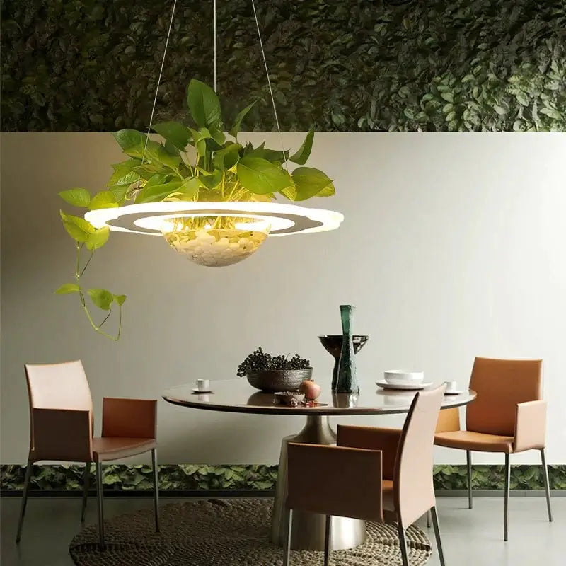 Ring Plant Pendant Lustre Planet Light-MinimalisticDecor.com