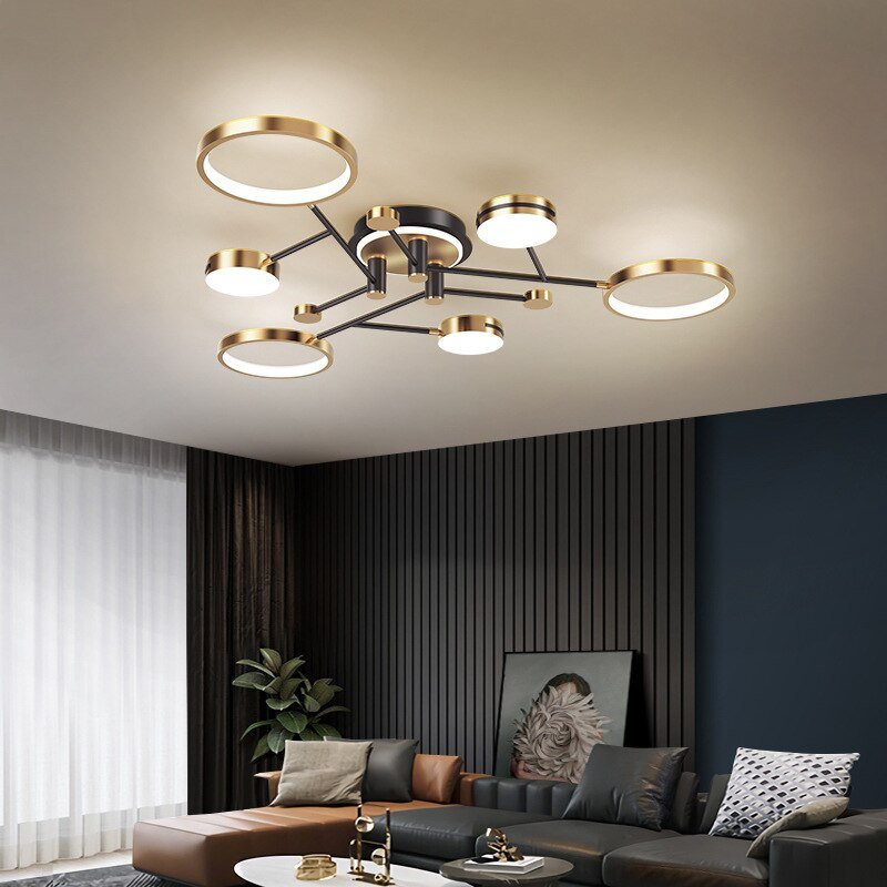 Rings Chandelier: Illuminate Your Space with Style-MinimalisticDecor.com