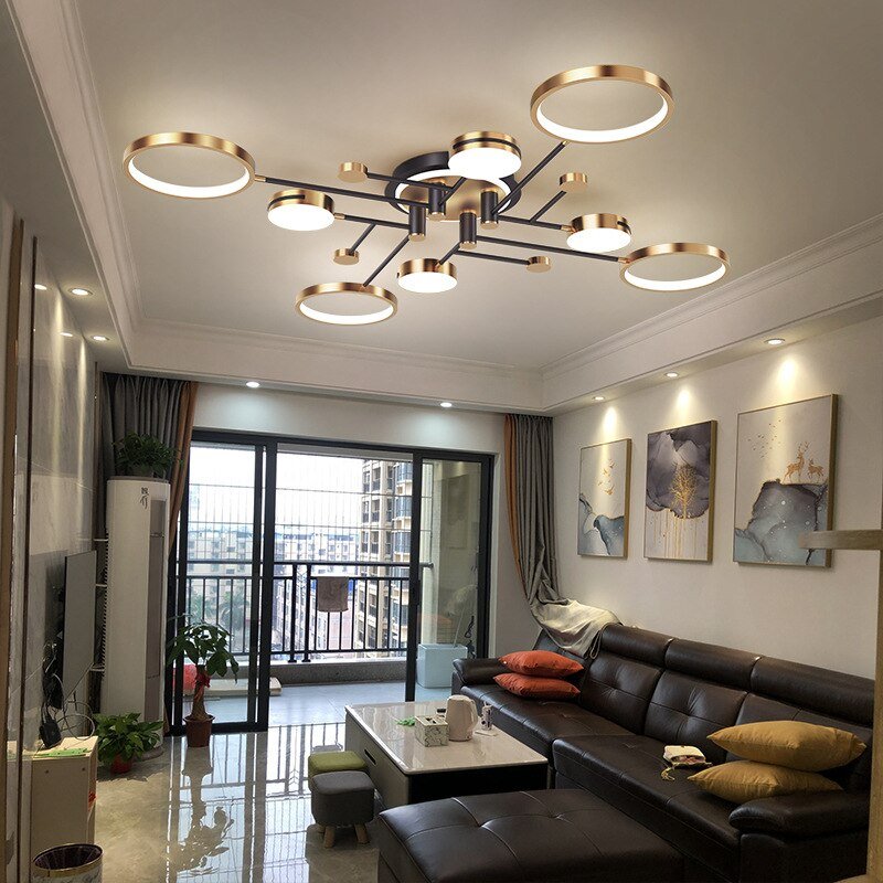 Rings Chandelier: Illuminate Your Space with Style-MinimalisticDecor.com