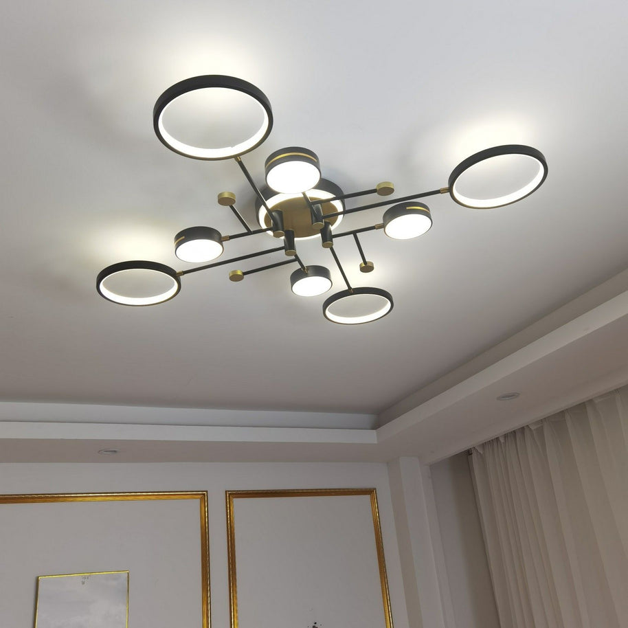 Rings Chandelier: Illuminate Your Space with Style-MinimalisticDecor.com