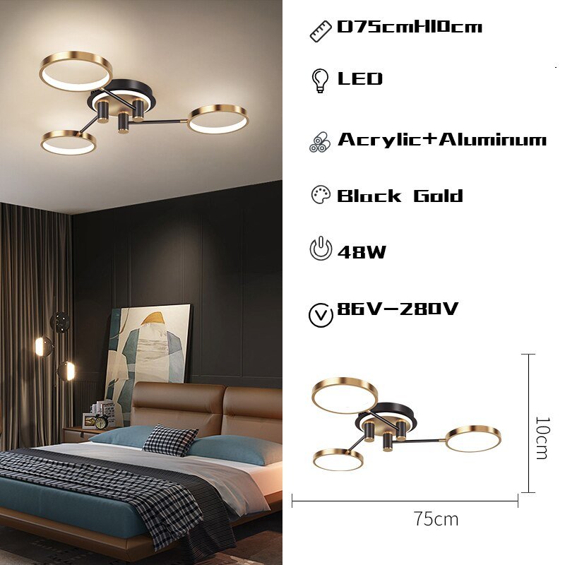 Rings Chandelier: Illuminate Your Space with Style-MinimalisticDecor.com