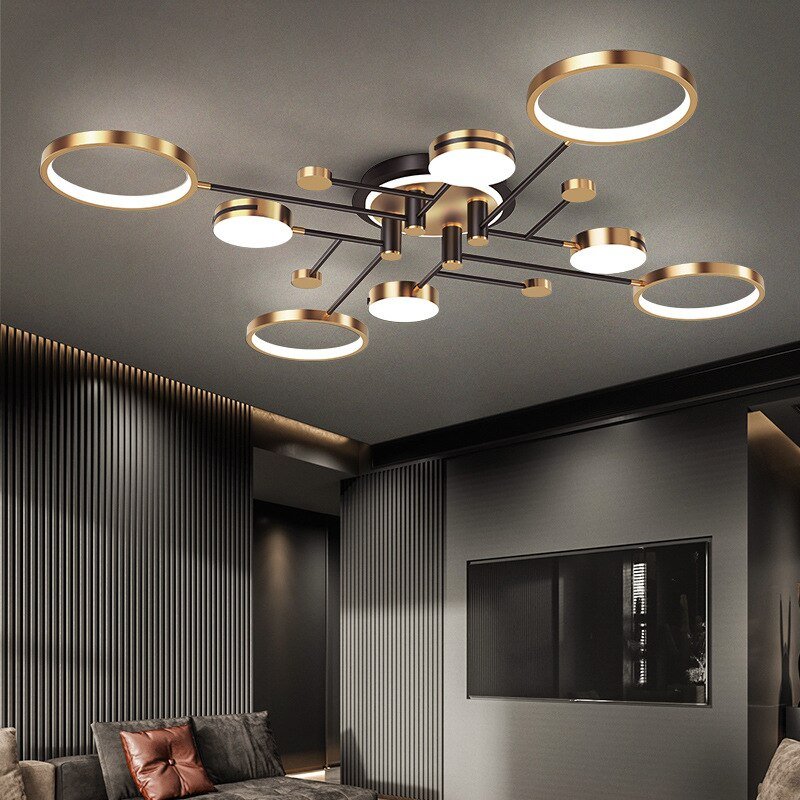 Rings Chandelier: Illuminate Your Space with Style-MinimalisticDecor.com