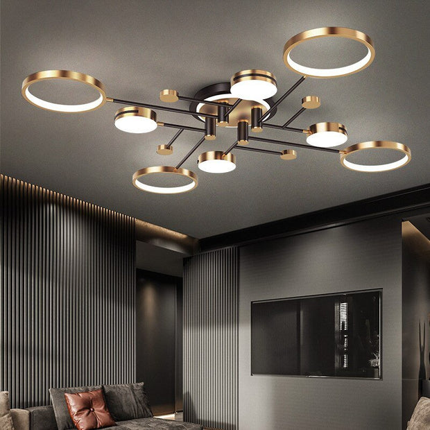 Rings Chandelier: Illuminate Your Space with Style-MinimalisticDecor.com