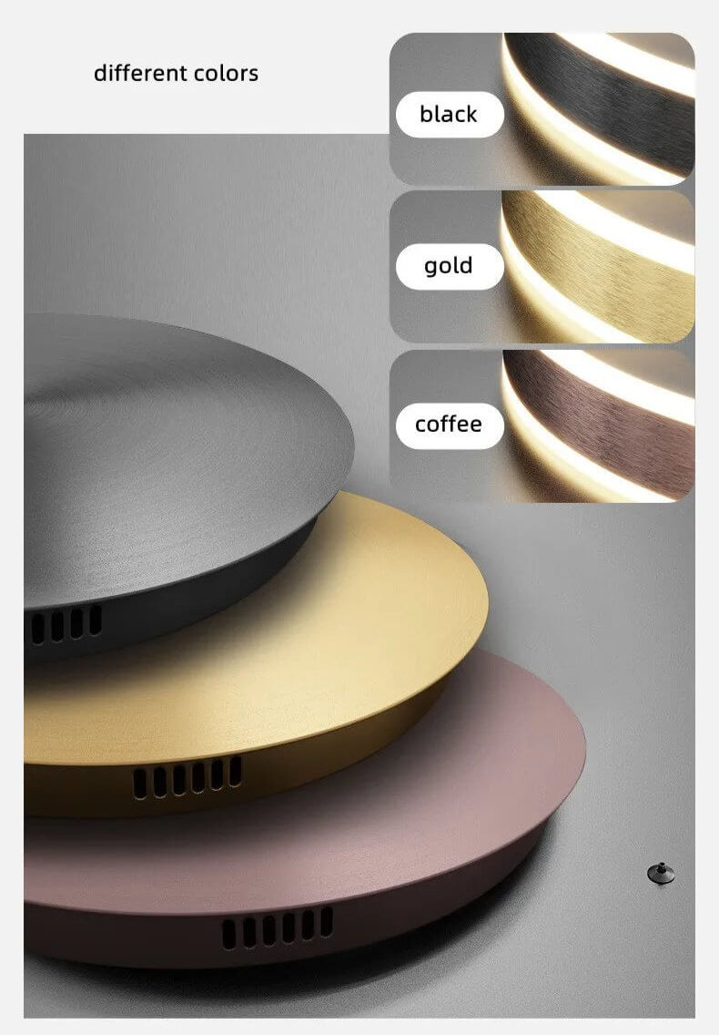 Rings LED Staircase Chandelier: Unparalleled Elegance-MinimalisticDecor.com