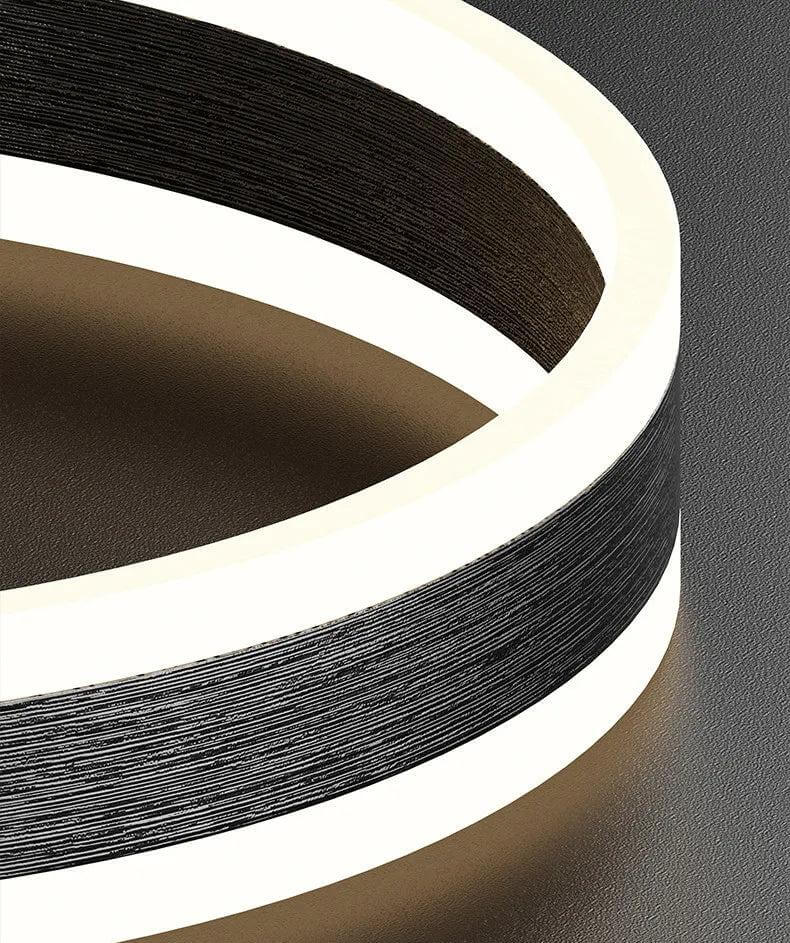 Rings LED Staircase Chandelier: Unparalleled Elegance-MinimalisticDecor.com