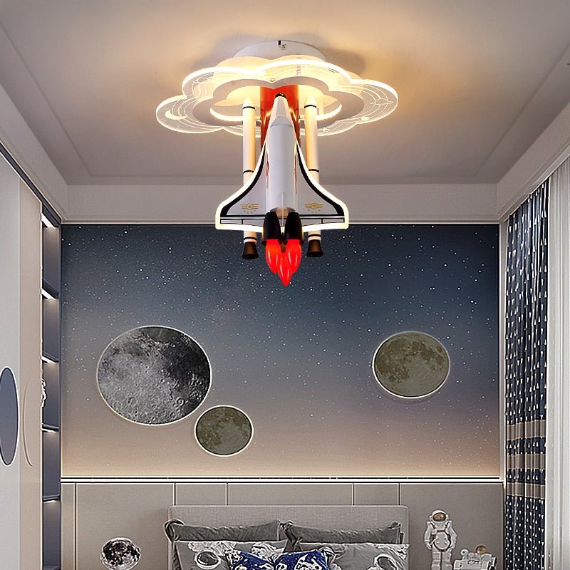 Rocket Astronaut LED Kids Room Ceiling Light-MinimalisticDecor.com