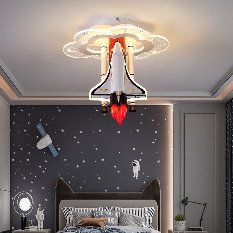 Rocket Astronaut LED Kids Room Ceiling Light-MinimalisticDecor.com