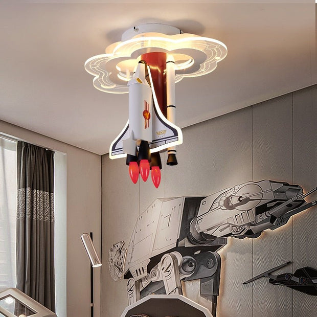 Rocket Astronaut LED Kids Room Ceiling Light-MinimalisticDecor.com