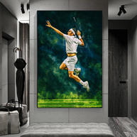 Roger Federer Canvas Wall Art - Legendary Sports Decor-MinimalisticDecor.com