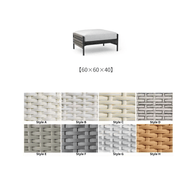 Round Outdoor Rattan Outdoor Furniture Set – Bamboo Wicker-MinimalisticDecor.com