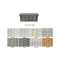Round Outdoor Rattan Outdoor Furniture Set – Bamboo Wicker-MinimalisticDecor.com