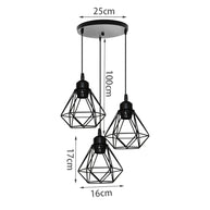 Rustic Industrial Pendant Light Hangings-MinimalisticDecor.com