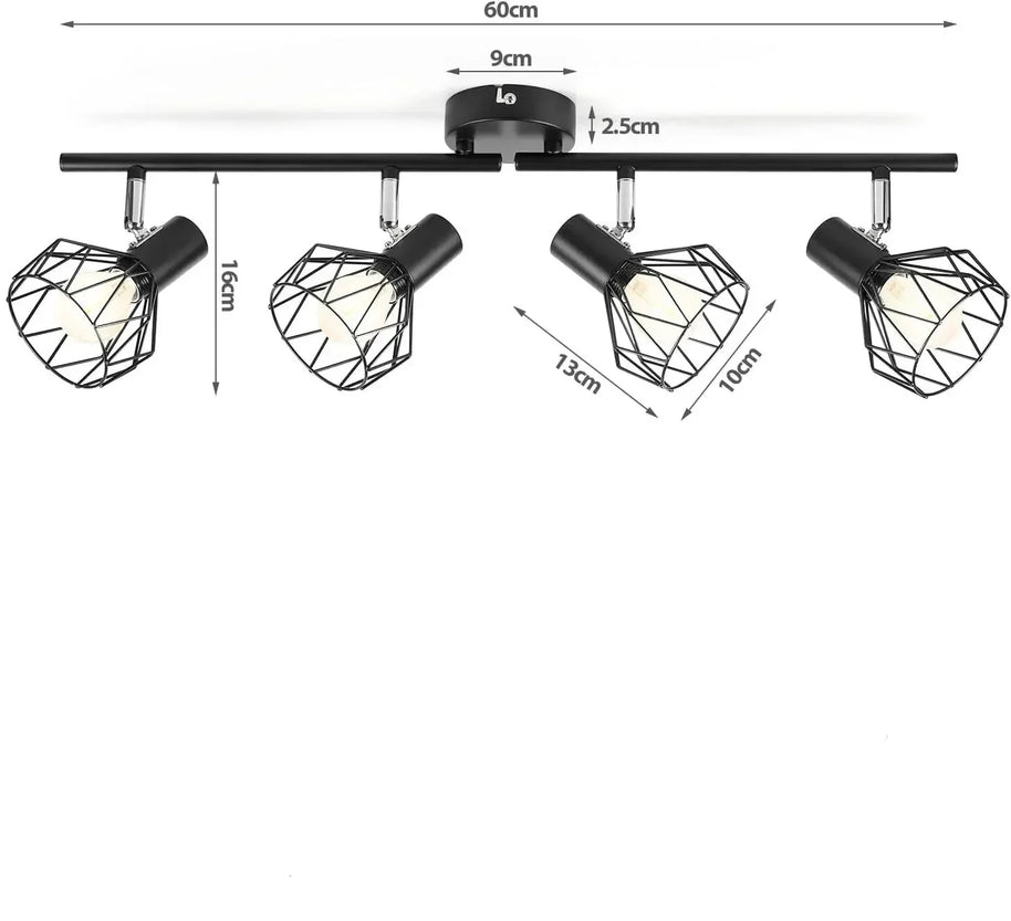 Rustic Industrial Pendant Light Hangings-MinimalisticDecor.com