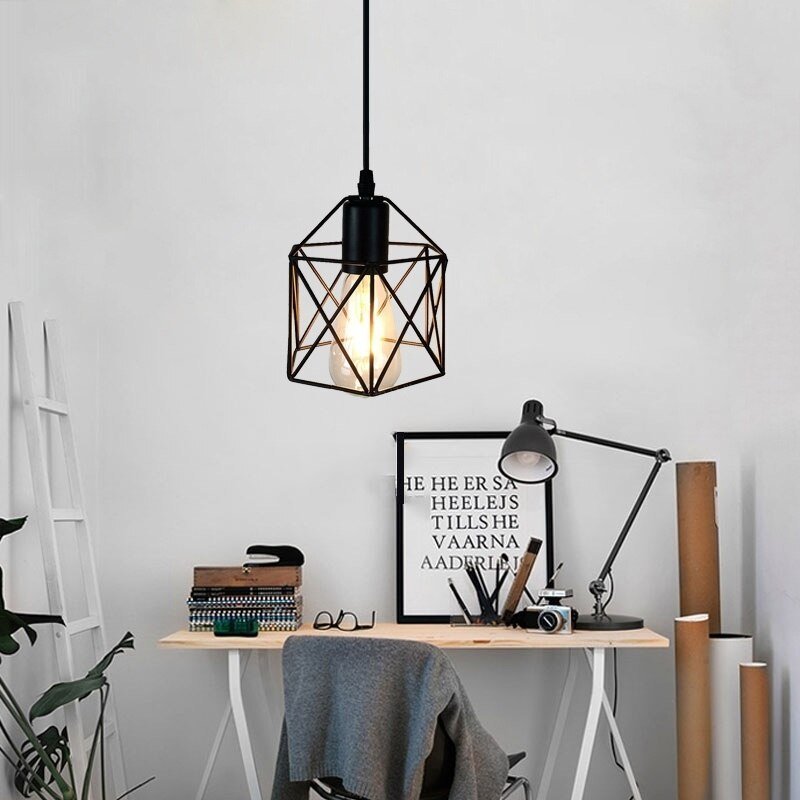 Rustic Industrial Pendant Light Hangings-MinimalisticDecor.com