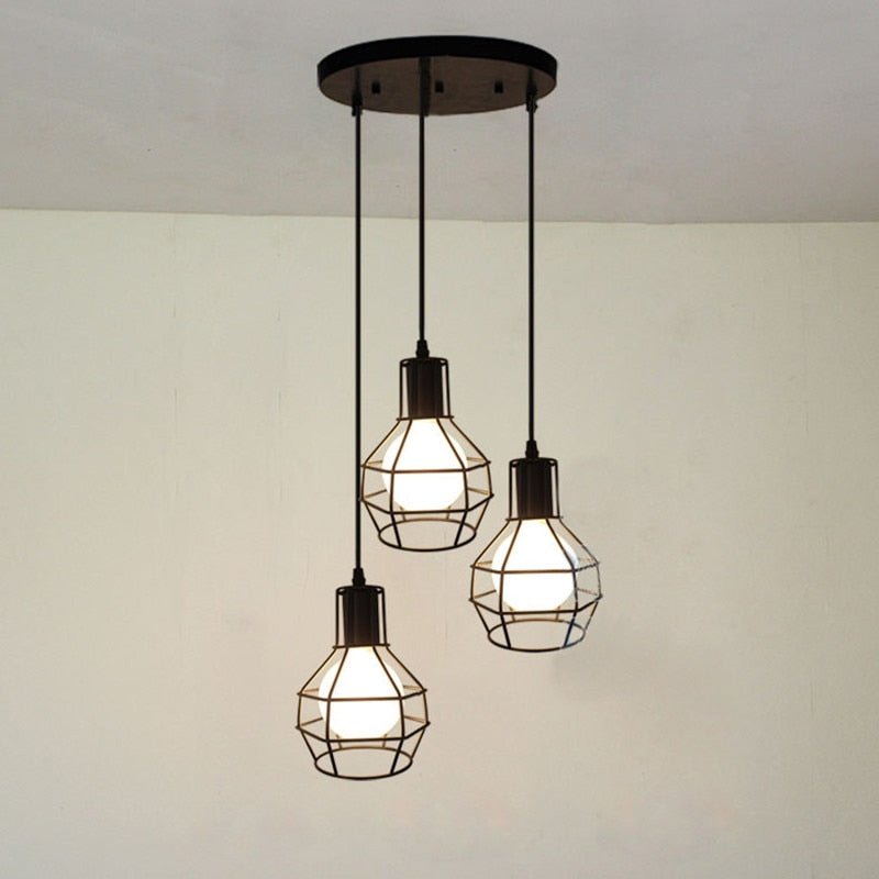 Rustic Industrial Pendant Light Hangings-MinimalisticDecor.com