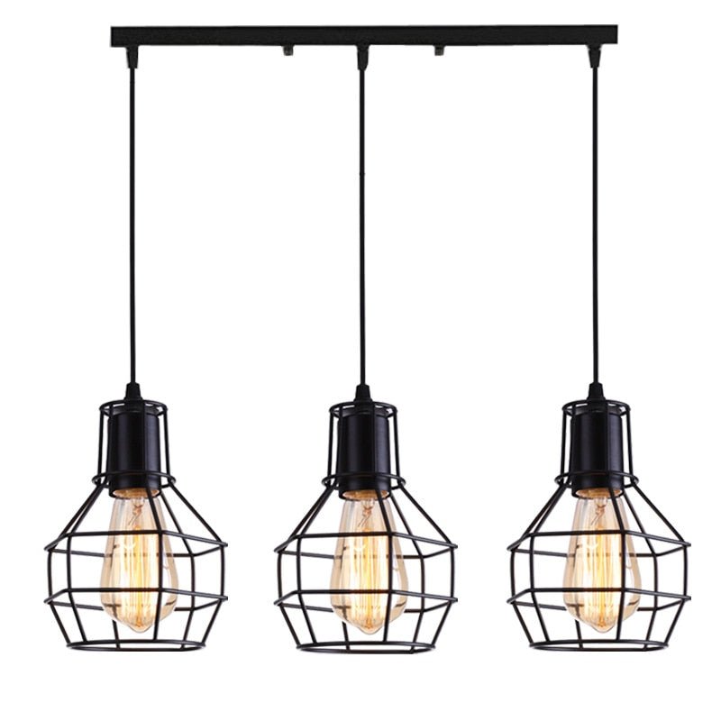 Rustic Industrial Pendant Light Hangings-MinimalisticDecor.com