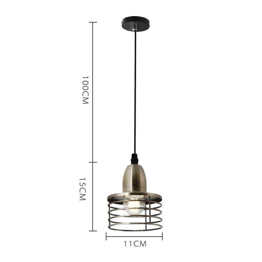 Rustic Industrial Pendant Light Hangings-MinimalisticDecor.com