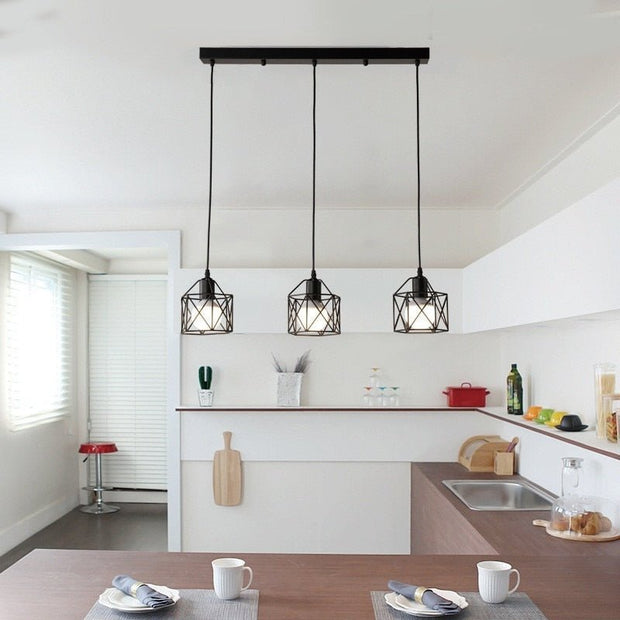 Rustic Industrial Pendant Light Hangings-MinimalisticDecor.com