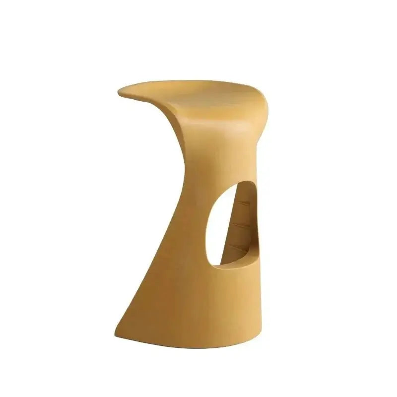 S-Shaped Art Bar Chair – Sculptural Style Meets Elevated Comfort-MinimalisticDecor.com