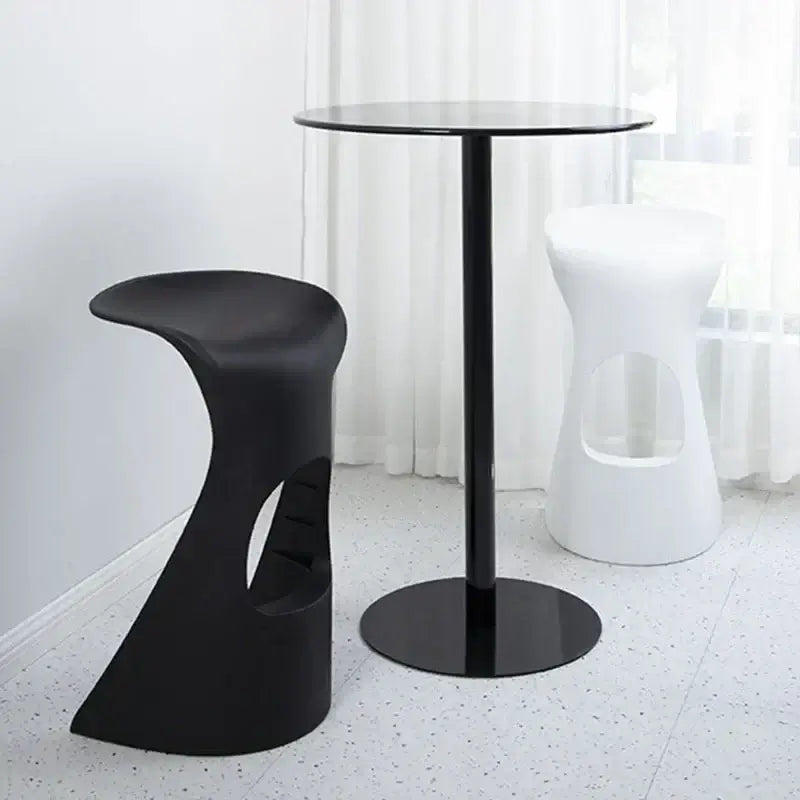 S-Shaped Art Bar Chair – Sculptural Style Meets Elevated Comfort-MinimalisticDecor.com