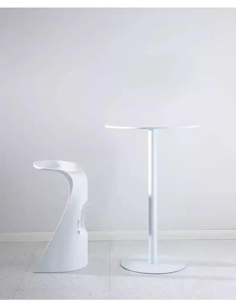 S-Shaped Art Bar Chair – Sculptural Style Meets Elevated Comfort-MinimalisticDecor.com