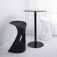 S-Shaped Art Bar Chair – Sculptural Style Meets Elevated Comfort-MinimalisticDecor.com