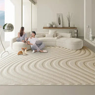 Sand Dunes 3D Diatom Silk Rugs for Living Room-MinimalisticDecor.com
