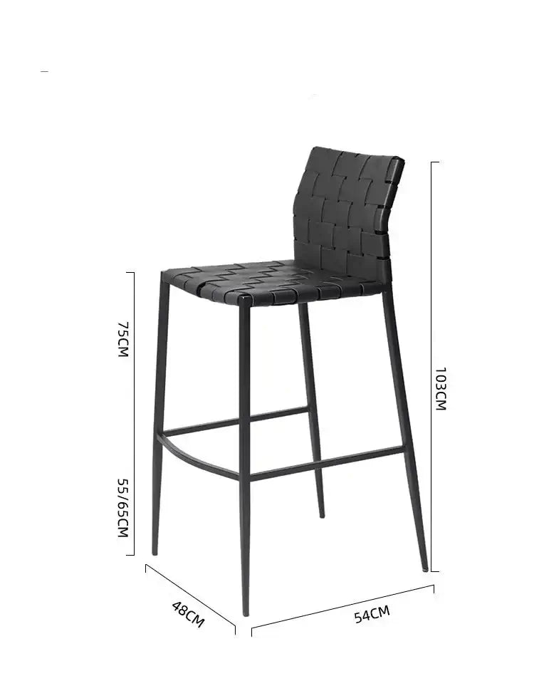 Sandal Luxe Italian Bar Chair – Minimalist Elegance in Every Detail-MinimalisticDecor.com