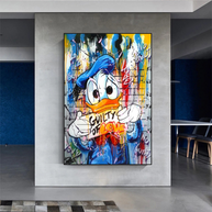 Scrooge McDuck Guilty of Love Wall Art-MinimalisticDecor.com