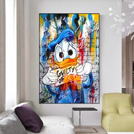 Scrooge McDuck Guilty of Love Wall Art-MinimalisticDecor.com