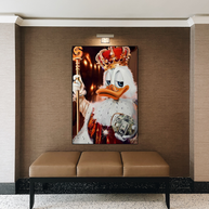 Scrooge McDuck Money Maker Millionaire Canvas Wall Art-MinimalisticDecor.com