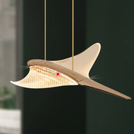 Seagull Bird Light Staircase Chandelier – Elegant LED Pendant with Artistic Design-MinimalisticDecor.com