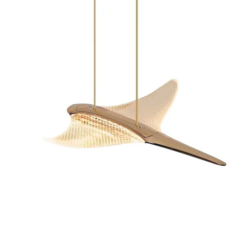 Seagull Bird Light Staircase Chandelier – Elegant LED Pendant with Artistic Design-MinimalisticDecor.com